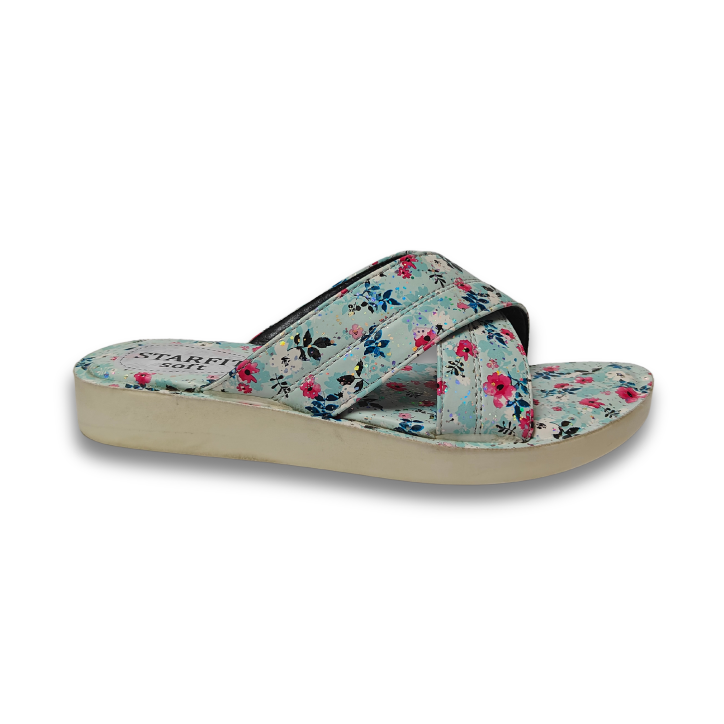 Blossom Ease Floral Slides