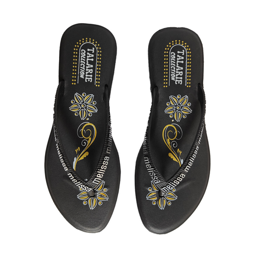 Melissa Bloom Flip-Flop — Minimal Meets Ethnic