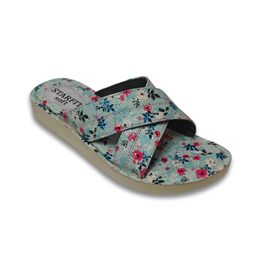 Blossom Ease Floral Slides